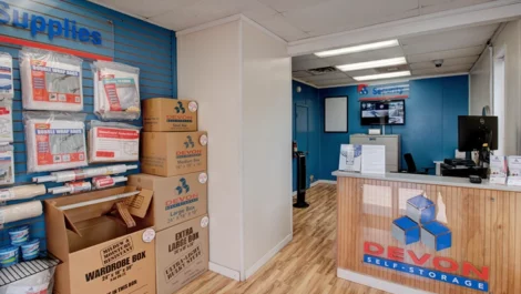 Interior Office Image of Devon Self Storage in Rowlett, TX