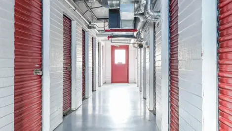 Image of Devon Self Storage interior hallway for climate controlled units
