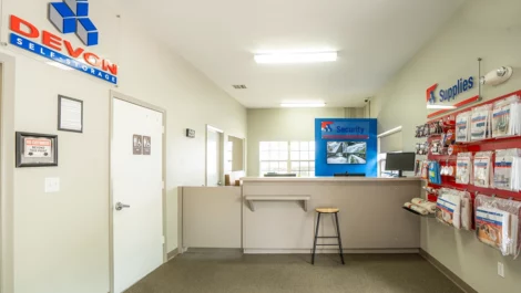 Devon Self Storage front office