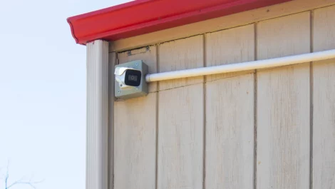 security camera at secure storage in Memphis on Winchester
