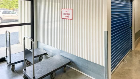 Devon Self Storage - Harrisburg dollies and door