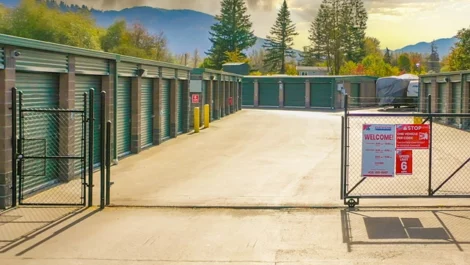Self Storage in North Bend, WA, gated, secure storage facility