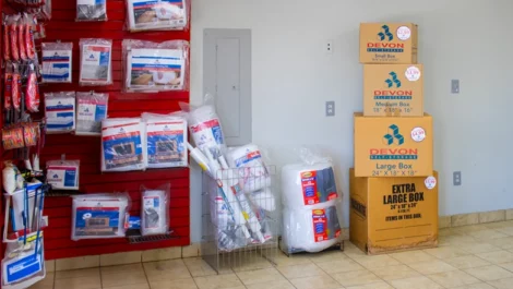 packing and moving supplies at storage facility in Memphis, TN