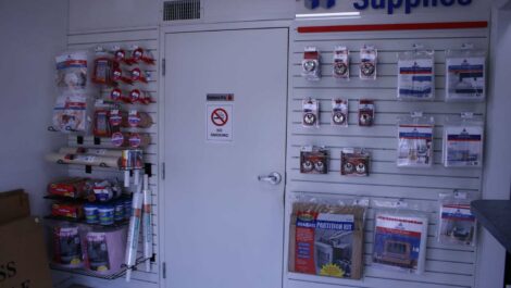 Packing supplies at Devon Self Storage in NW Tampa.