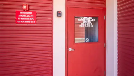 Climate controlled storage units at Devon Self Storage - Fort Worth