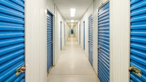 Clean, indoor view of indoor storage units Thousand Palms, CA, Devon Self Storage