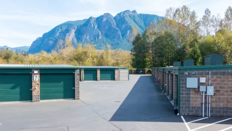 Self Storage in North Bend, WA, storage units, outdoor, drive up