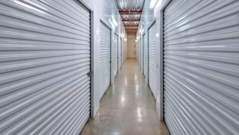 hallway, indoor storage Self Storage in Southwest Fort Worth, TX