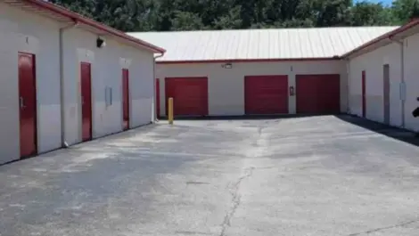Drive-up units at Devon Self Storage in Daytona Beach.