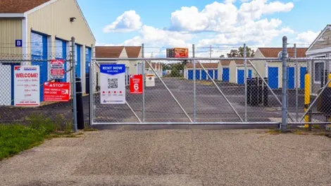 Devon Self Storage in Jenison, Michigan gated entry