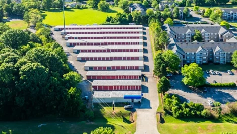 Storage Units in Murfreesboro, TN aerial view