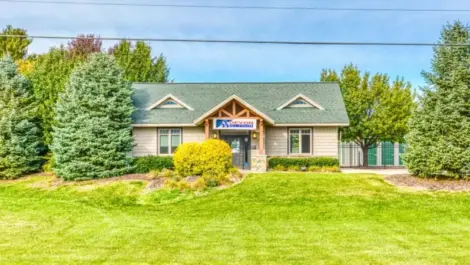 Front of Devon Self Storage in Holland, Michigan