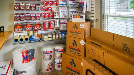 Devon Self Storage in Jenison, Michigan merchandise