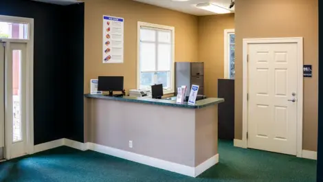 Interior image of Devon Self Storage office
