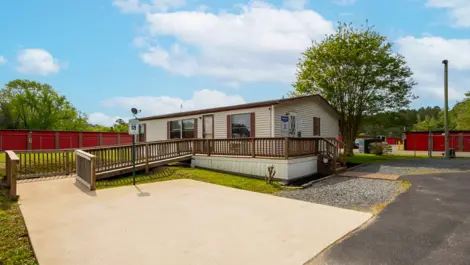 Exterior image of Devon Self Storage office in Ocean City, MD, on Ocean Gateway
