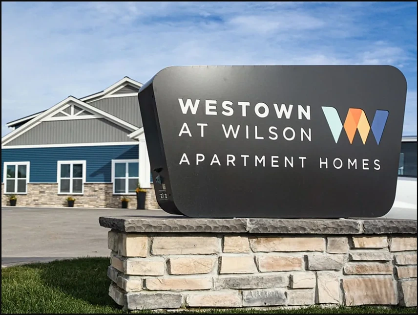 Devon - Buchanan Ave, Sign of Westown at Wilson Apartments