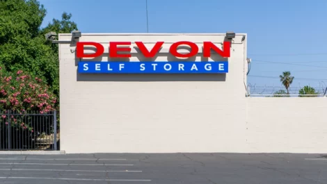 Sign to Arden Arcade Storage Units in Sacramento, CA