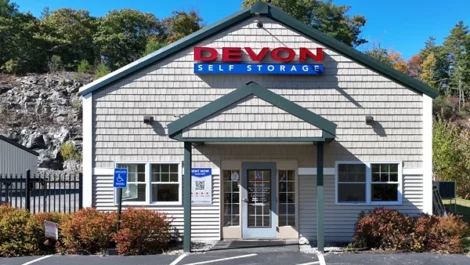 Self Storage in Falmouth, ME, entrance