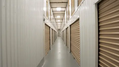 Indoor Storage in Pompano Beach, FL. Stacked storage units.