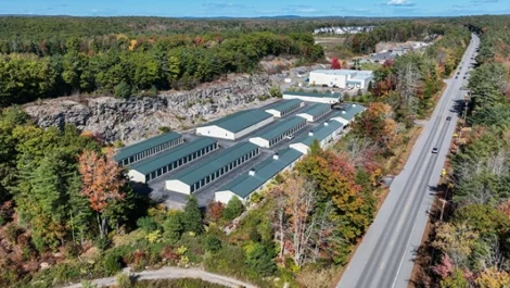 Self Storage in Falmouth, ME, aerial view