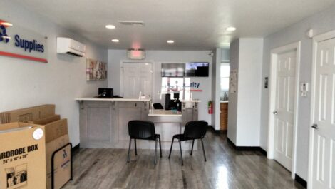 Office interior at Devon Self Storage in Edmond.