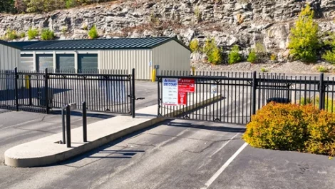 Self Storage in Falmouth, ME, gated facility for storage