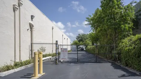 Gated, secure storage with keypad in Pompano Beach, FL at Devon Self Storage Pompano Beach, FL