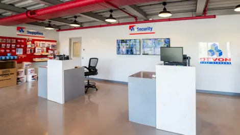 Interior image of Devon Self Storage office Hazlet, NJ