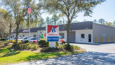 Self Storage in Gainesville, FL, exterior view, storefront
