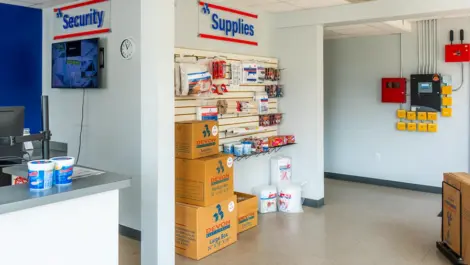Interior image of Devon Self Storage office in Middletown, RI, on Browns Lane
