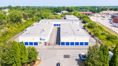 Exterior image of Devon Self Storage facility in Middletown, RI, on Browns Lane