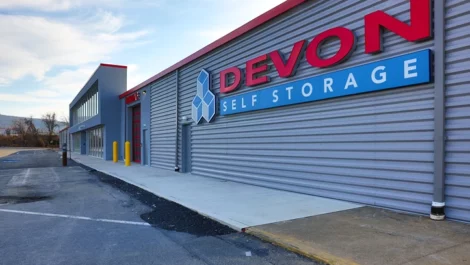 sign of Devon Self Storage - Allentown