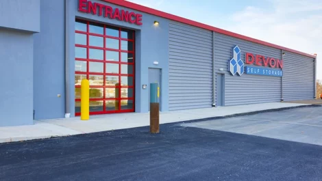 Entrance to Devon Self Storage - Allentown