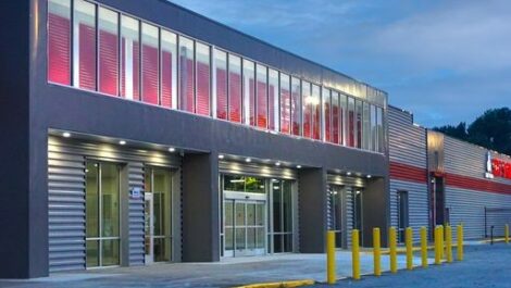 Exterior of Devon Self Storage in Macon.