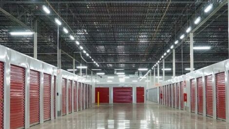 Drive-up units at Devon Self Storage in Macon.