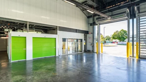 Inside Drive up, Drive Thru storage in Walpole, MA