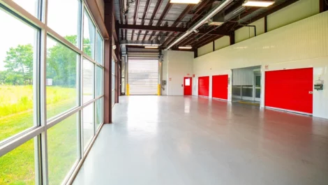 Devon Self Storage- Yaphank drive thru, wide lanes, large storage units