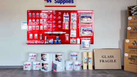 Interior view of Devon Self Storage merchandise Eau Claire