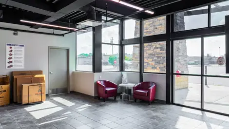 Interior image of Devon Self Storage office