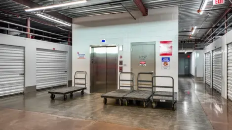 Interior image of Devon Self Storage cart station