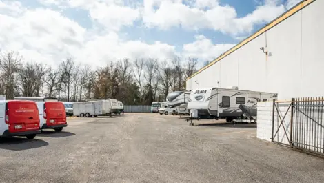 Secured outdoor vehicle storage unit, Devon Self-Storage - Jefferson Highway