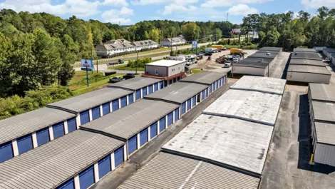 Devon Self Storage - Cobb Pkwy, roof top view of storage facility