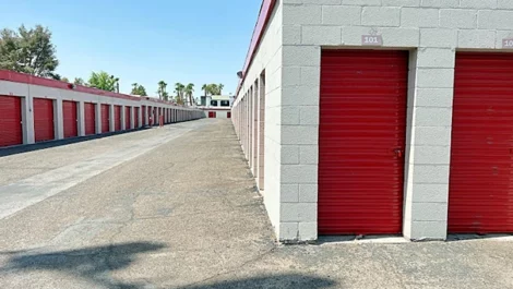 Corner view of storage units Self Storage Units in Las Vegas, NV, Storage Units