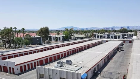 Drone view of storage facility, Self Storage Units in Las Vegas, NV, Storage Units