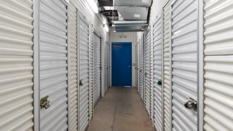 Hallway to storage units in Decatur, GA, Devon Self Storage - Decatur
