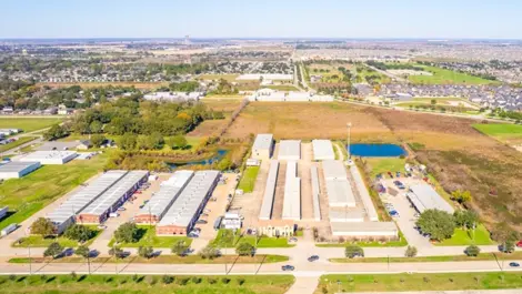 Devon Self Storage in Katy, TX drone view