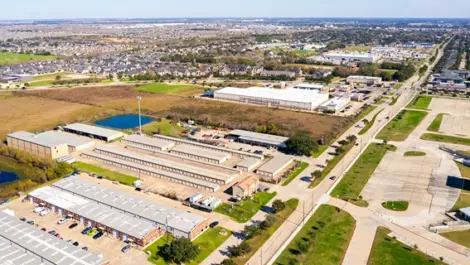 Devon Self Storage in Katy, TX drone view