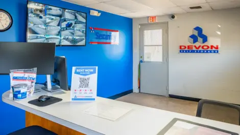 Clean, office area at Devon Self Storage - 2310 Pinhook RD