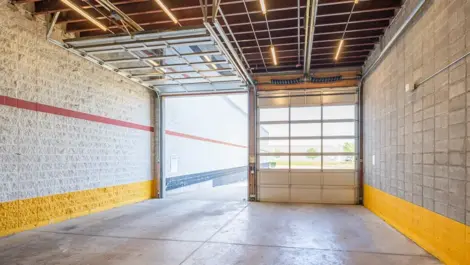 Interior storage facility loading area Kenosha, WI