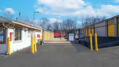 Gated entry to Devon Self Storage - West Street